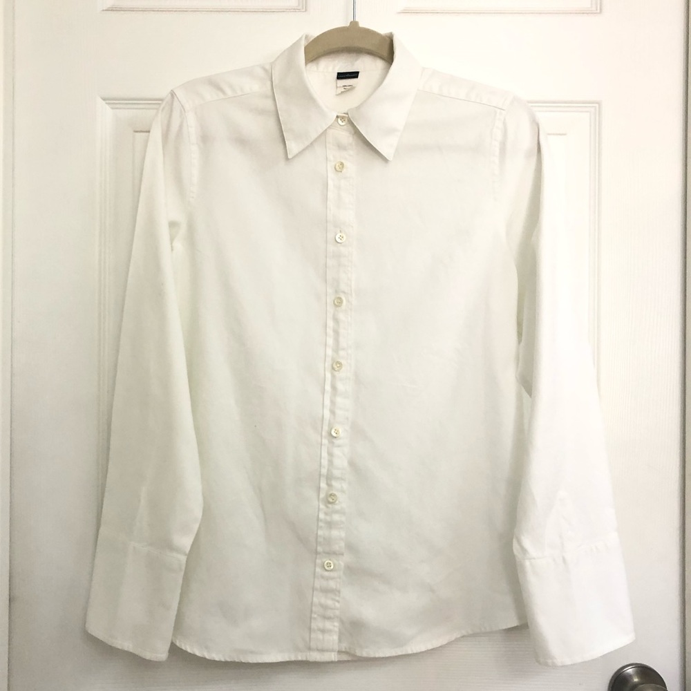 J. CREW - White Button Down Shirt